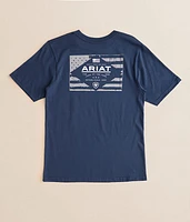 Boys - Lockup Flag Painted T-Shirt