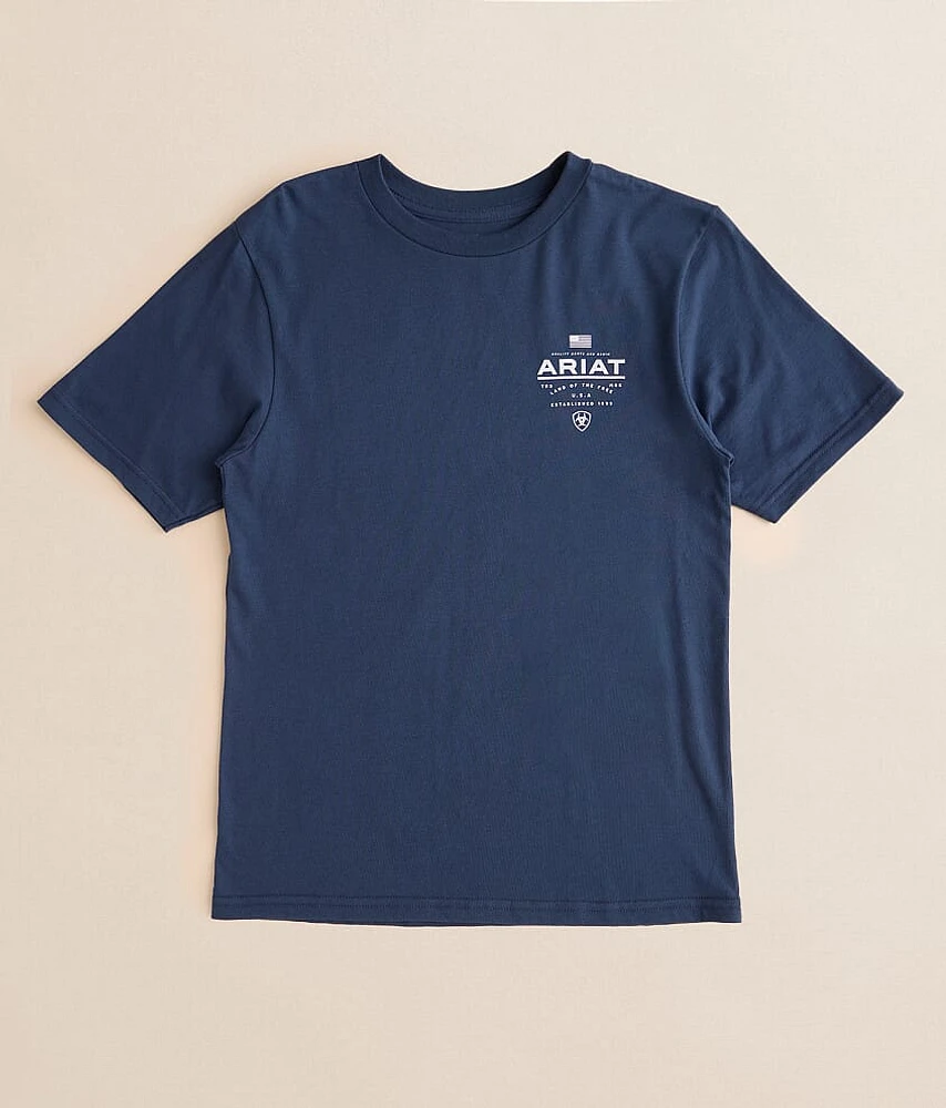 Boys - Lockup Flag Painted T-Shirt
