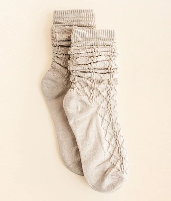 BKE Textured Slouchy Socks