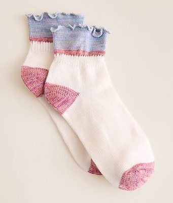 Ruffle Quarter Socks