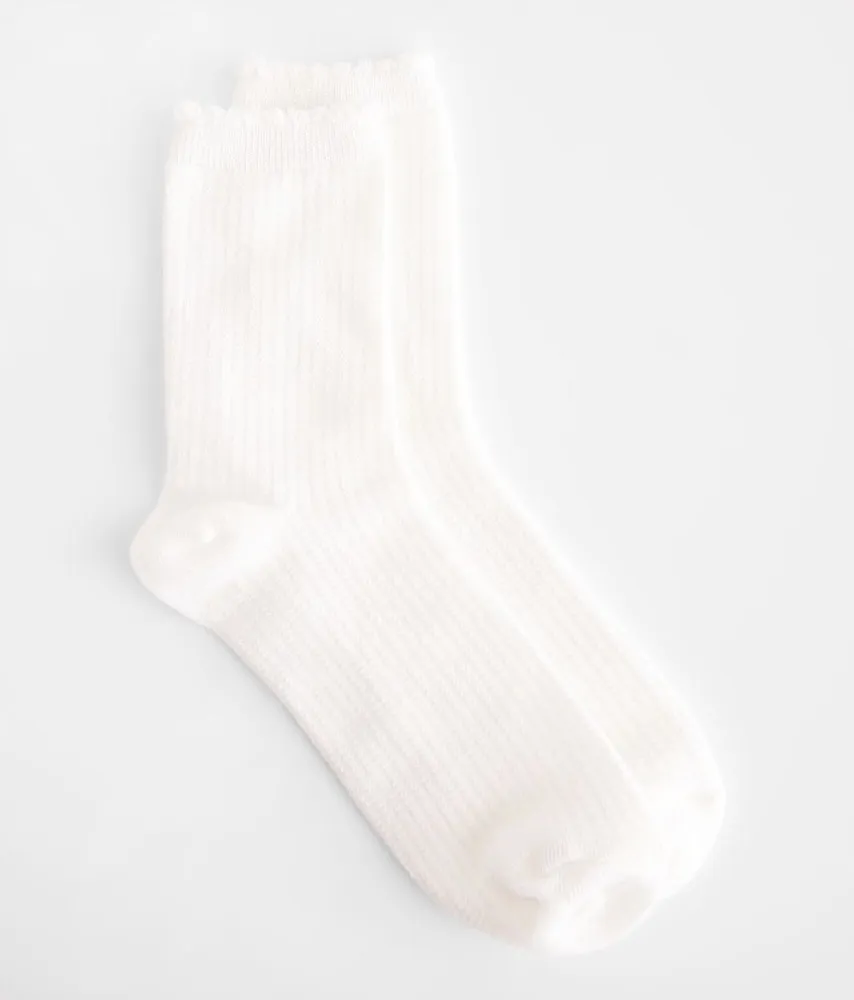 BKE Waffle Ruffle Socks