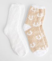 BKE 2 Pack Plush Socks