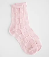 BKE Checkered Mesh Socks