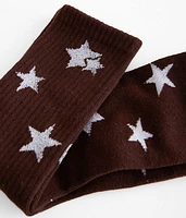 Metallic Star Socks