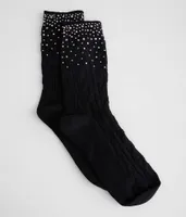 Rhinestone Socks