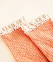 Ruffle Crew Socks