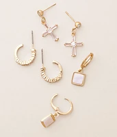 3 Pack Glitz Earring Set