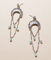 Stone Fringe Earring