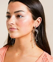 Stone Fringe Earring