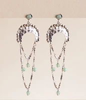 Stone Fringe Earring