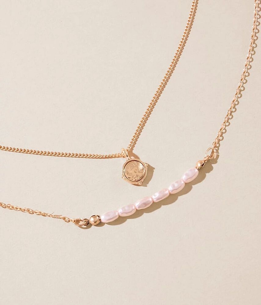 2 Pack Layer Necklace Set