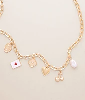 Statement Charm Necklace