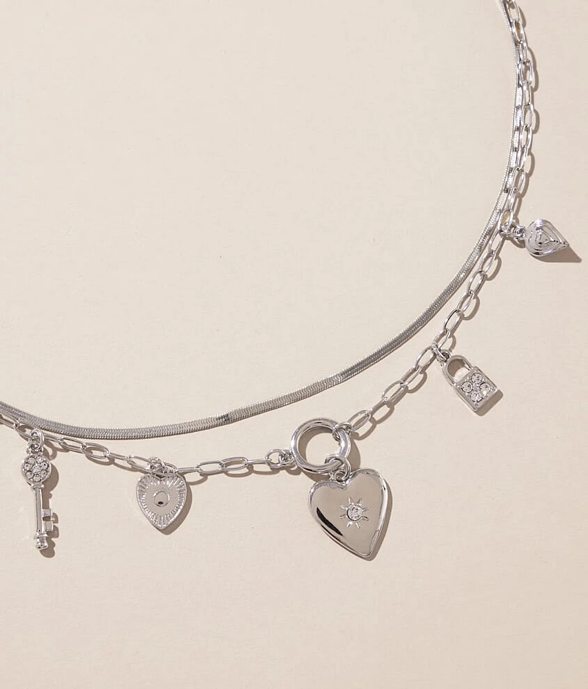 Tiered Charm Necklace