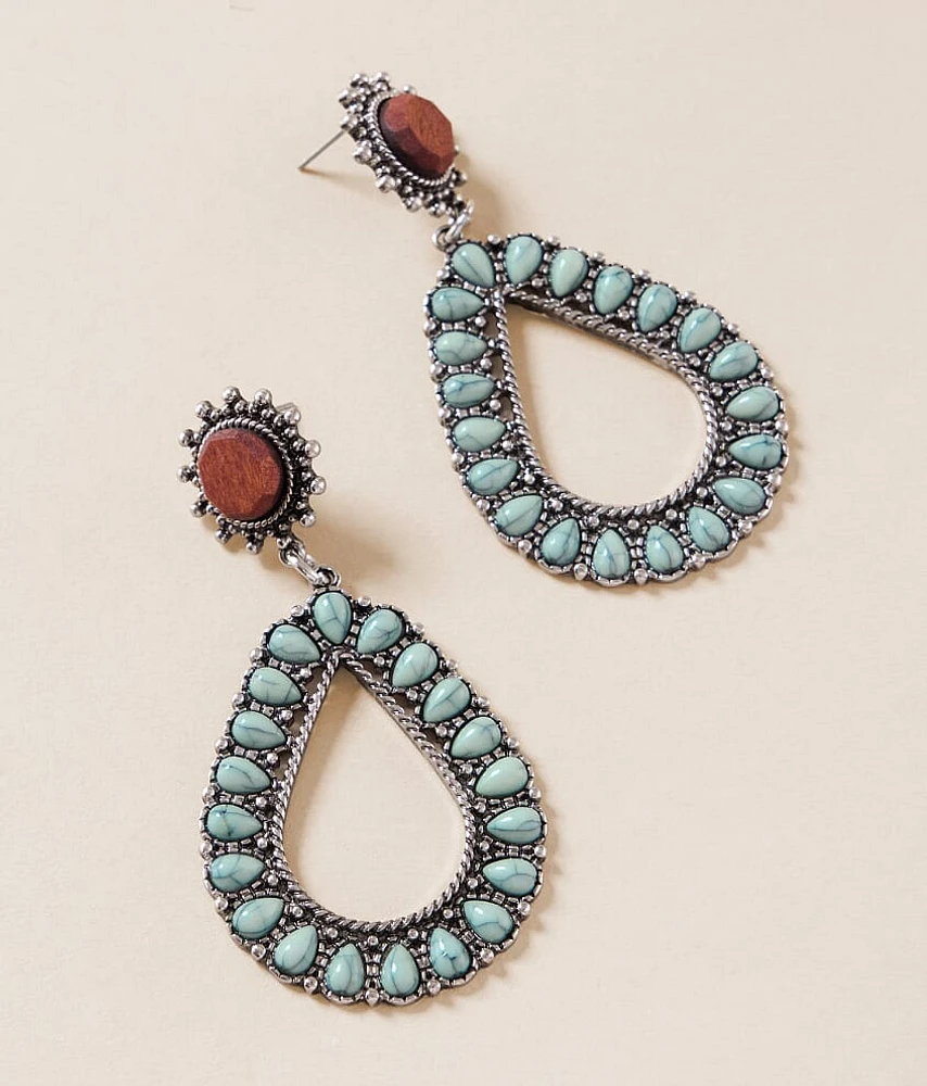 Turquoise Teardrop Earring