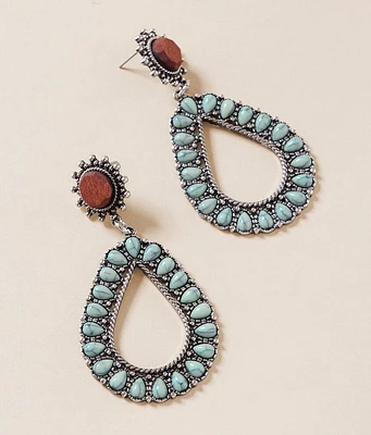 Turquoise Teardrop Earring