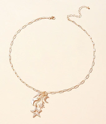 boutique by BKE Celestial Charm Necklace