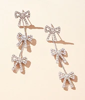 boutique by BKE Glitz Bow Earring