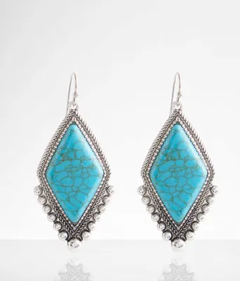 boutique by BKE Turquoise Drop Earring