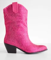 Azalea Wang Ellington Rhinestone Ankle Boot