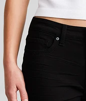 Gabby Cuffed Stretch Capri Jean