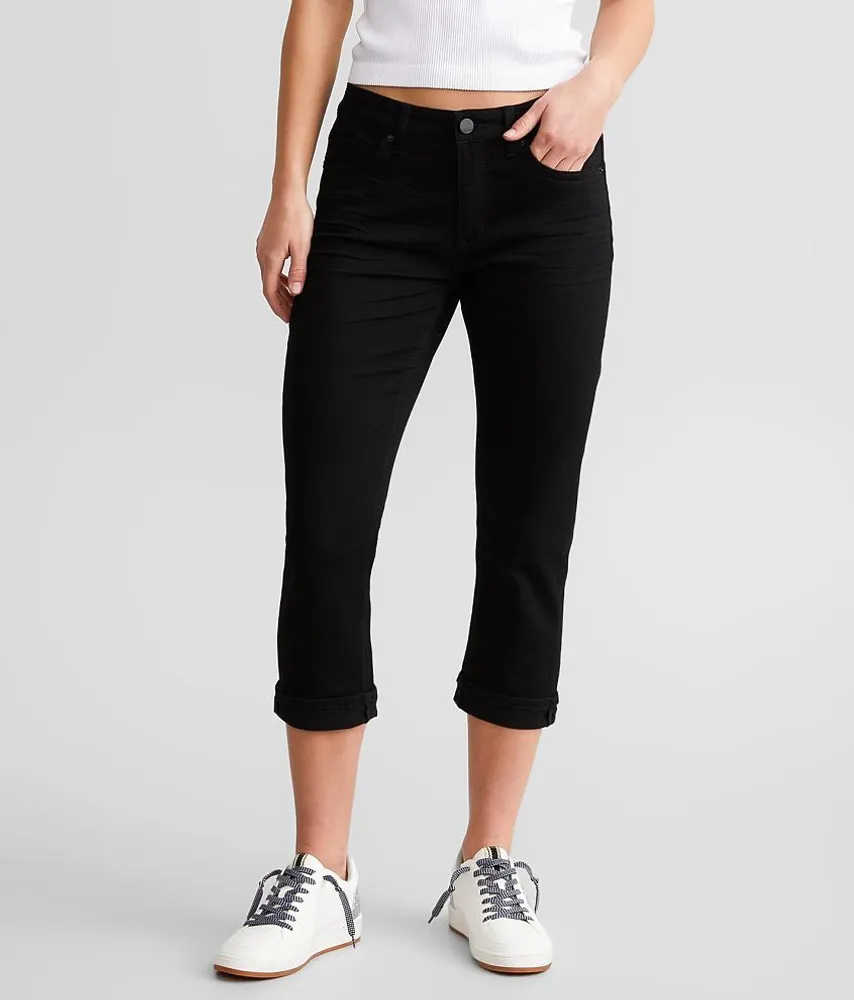 Gabby Cuffed Stretch Capri Jean