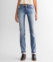 BKE Stella Straight Stretch Cuffed Jean