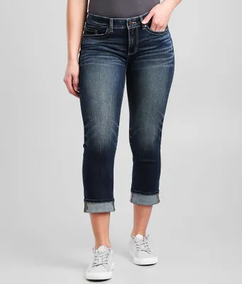 Payton Cuffed Stretch Cropped Jean