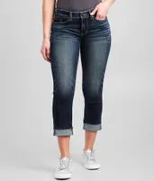Payton Cuffed Stretch Cropped Jean