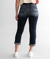 Gabby Cuffed Stretch Capri Jean