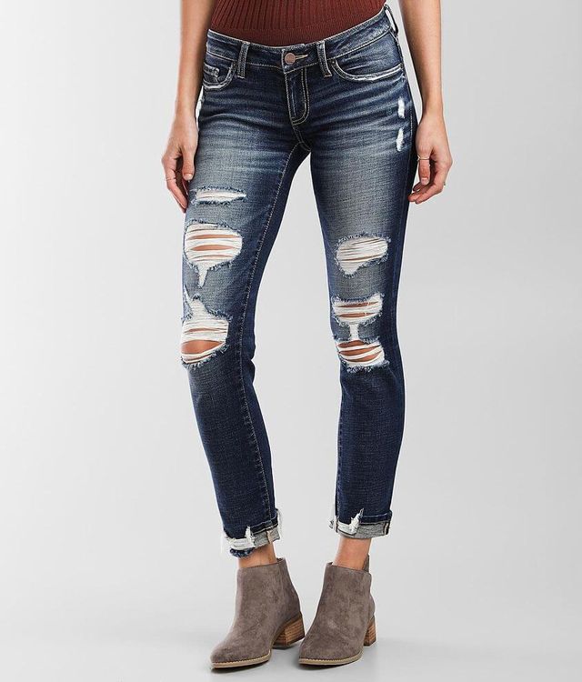 BKE Stella Ankle Straight Stretch Cuffed Jean