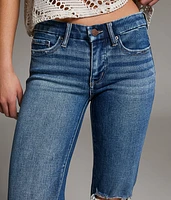 Payton Cropped Straight Stretch Cuffed Jean