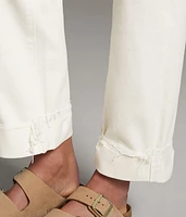 Billie Cropped Straight Stretch Jean