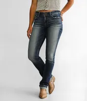 BKE Victoria Straight Stretch Cuffed Jean