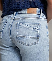 Gabby Cropped Straight Stretch Cuffed Jean