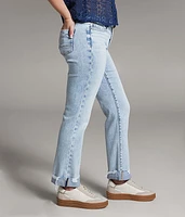 Gabby Cropped Straight Stretch Cuffed Jean