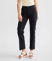 Buckle Black Fit No. Cropped Straight Stretch Jean
