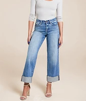 Buckle Black Fit No. 53 Cropped Wide Leg Stretch Jean