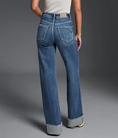 Fit No. 35 Wide Leg Stretch Cuffed Jean