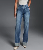 Fit No. 35 Wide Leg Stretch Cuffed Jean