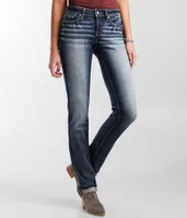 Buckle Black Fit No.53 Straight Stretch Jean