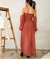 Off The Shoulder Maxi Top