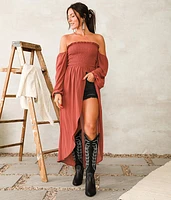 Off The Shoulder Maxi Top