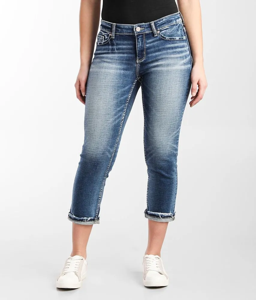 BKE Payton Cuffed Stretch Cropped Jean