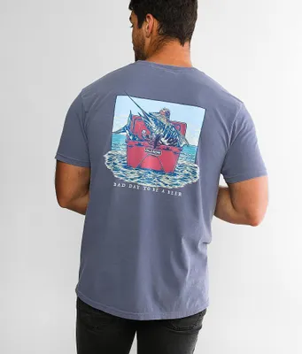 Old Row Bad Day To Be A Beer Marlin T-Shirt