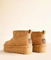 Retro Shorty Platform Leather Ankle Boot