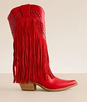 Beast Fashion Adela Fringe Western Boot