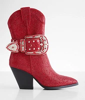 Beast Fashion Antonia Rhinestone Western Ankle Boot