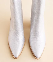 Arisa Glitz Western Ankle Boot