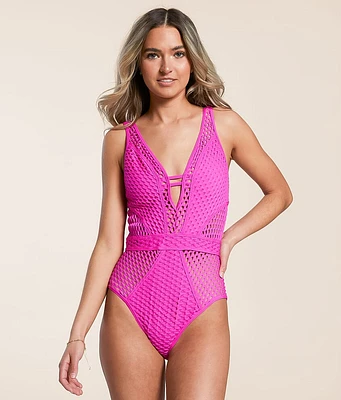 Castaway Plunging Swimsuit