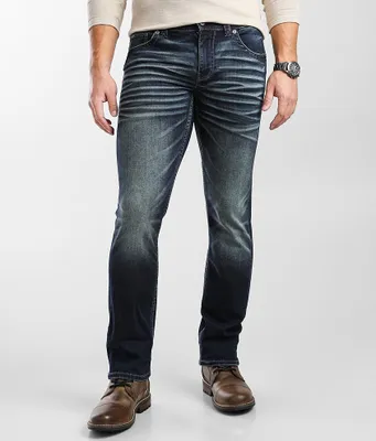 Buckle Black Three Straight Stretch Jean